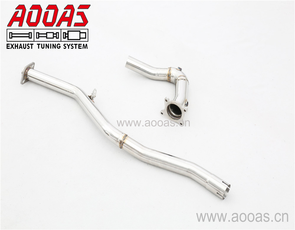 All SS304 / Decat (Catless) Downpipe + Front Pipe (Downpipe Back)